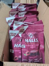 HALLS Cough Drops Black Cherry Sugar Free 840 ct | 12 Bags of 70 picture