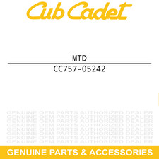MTD 757-05242 Medium Back W/Ops Brute Troy-Bilt Bronco Super 605H 915T TB2142 picture