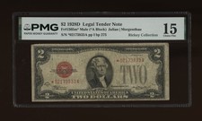 DBR 1928-D $2 Legal Mule STAR Fr. 1505m* PMG 15 Serial *02173833A picture