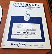 Podemski's Standard Snare Drum Method: Including Double Drums and Introdu - GOOD picture