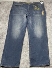 Lee Extreme Motion MVP Jeans Mens 46x32 Blue relaxed Straight Stretch NEW NWT picture