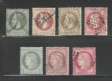 France 1860s - 1870s Used Lot, Nice Condition, SCV $100+ picture