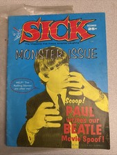 VINTAGE SICK MAGAZINE DECEMBER 1964 MONSTER ISSUE BEATLES picture