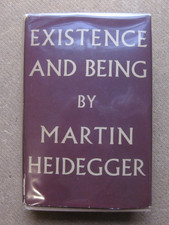 EXISTENCE AND BEING by Martin Heidegger -  1st HCDJ 1949 philosophy picture