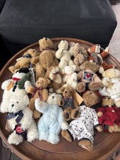 Vintage LOT 16 Boyds Bears Plush Mouse Angels Cat Fox Snowman Ladybug Dog READ picture