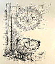 Garth Williams' CHARLOTTE'S WEB 'TERRIFIC' Limited Edition Print picture
