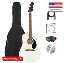 Fender California Redondo Dreadnought Acoustic Guitar - White picture