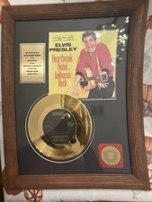 Elvis Presley Mega Memorabilia Lot Framed Art Gold Record Sealed DVD Photo COA picture