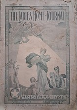 1896 The Ladies Home Journal CHRISTMAS December VICTORIAN Household picture