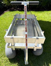 Kahuna Wagons Aluminum Beach Wagon Balloon Wheels Rod Holders. The best. picture