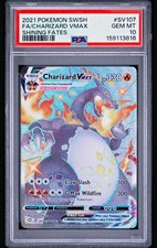 The Pokemon Company Charizard VMAX SV107/SV122 Shining Fates PSA 10 2021 picture