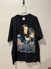 Vintage 90s Undertaker  WWF T Shirt Buried Alive Wrestling Size XL Murina picture