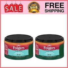 2 Can Folgers Simply Smooth Decaf Ground Coffee, 23 oz Can picture