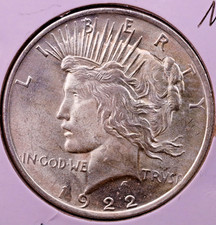 1922-P Peace Dollar Choice BU+ ***RARE ORIGINAL COIN*** picture