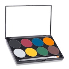 Mehron Paradise Cake Water Base AQ 8 Color Palette Foundation Stage Makeup 808 picture