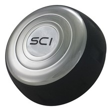 Black Textured Economy Steering Wheel 3-Hole Horn Pad Bezel picture