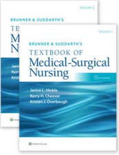 Brunner & Suddarth's Textbook of Medical-Surgical Nursing (2 vol) (Vo - GOOD picture