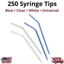250Pk Dental Air Water Syringe Tips Disposable Universal Fit Quad Core Color picture