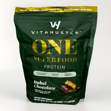 VitaHustle ONE Vegan Protein Powder, Dubai Chocolate picture
