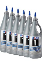 Mobil1 1043611 Full Synthetic Gear Lubricant, 75W-90 Quart 6 PK picture