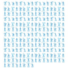1:72 200/Set Plastic Ancient  Figures Toy  Soldiers Men Swordsman4659 picture
