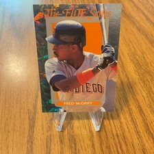 Leaf 1993 Donruss The Elite Series Fred McGriff #19 Padres MLB /10000 picture