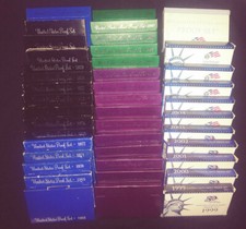 42 piece United States PROOF SET LOT from 1968-S thru 2009-S INCLUSIVE. picture
