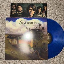 SILVERSTEIN Arrivals and Departures 2007 LP on VINYL blue Colored orginal press picture
