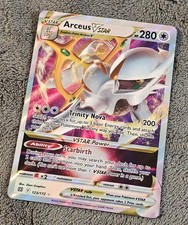 ARCEUS VSTAR 123/172 HOLO RARE Sword & Shield BRILLIANT STARS POKEMON SHIPS FAST picture