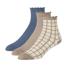 Ted Baker Women's 3 Pack Ruffle Anklet Socks picture