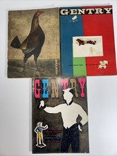 Gentry Magazine Vintage Mid Century Men's Fashion Art Sports Magazine 1952 53 55 picture