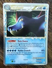 Pokemon Feraligatr Prime 108/123 HeartGold & Soulsilver Ultra Rare NM- (CSA) picture