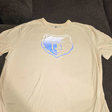 Fanatics Memphis Grizzlies Bear Logo Beige T-Shirt Men's 2XL No Tag picture