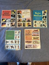 Lot of 5 Vintage 1950s Golden Stamp Books Heavily Used (Read Description) picture
