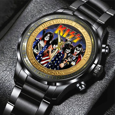 KISS Destroyer 50th Anniversary 2026 Black Stainless Steel Watch picture