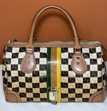 L.A.M.B. by Gwen Stefani Rasta Speedy Satchel Luxury Designer Handbag Ombre picture