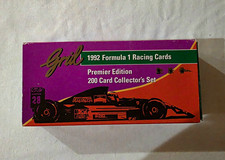 Vintage 1992 Formula 1 Racing Cards Premium Edition 200 Card Collector's Set Box picture