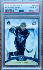 Victor Hedman 2009 SP Authentic HOLO F/X Rookie #FX40 PSA 10 GEM MINT picture