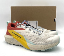 Salomon SENSE RIDE 5 Men's NEW Athletic Shoes Rainy Day/Hot Sauce Multi Sizes picture