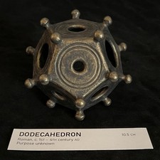 Museum-grade Roman dodecahedron -  picture