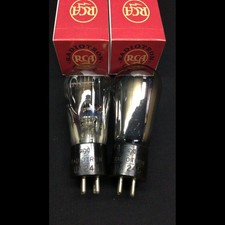 GREAT Pair RCA Radiotron UX 245 (45 CX345) Globe Amp VACUUM TUBES Tested 12.1158 picture