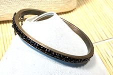 Victorian Bracelet Bohemian Garnet Gemstones Gold Bangle picture