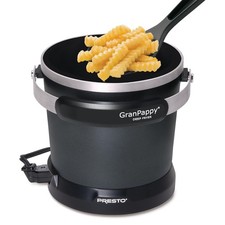 Presto 05411 GranPappy Electric Deep Fryer, Ceramic Nonstick, Handy Scoop, Black picture