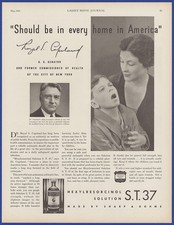 Vintage 1931 SHARP & DOHME Hexylresorcinol Solution S.T. 37 Antiseptic Print Ad picture