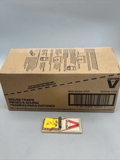 72 Mouse Traps Victor Wooden Mouse Traps Victor Expanded Trigger Mouse Trap M325 picture