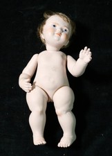 Vintage 70s Porcelain Bisque Baby Doll 11
