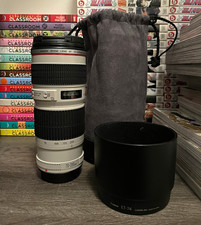 Canon EF 70-200mm f/4 L IS USM Telephoto Zoom Lens w/ Hood Pouch picture