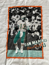 Vintage Dan Marino Fan Club 13 90's Miami Dolphins NFL Football T-Shirt L picture