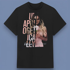 Kelsea Ballerini Unapologetically Tour Cotton Black All Size T Shirt MC372 picture