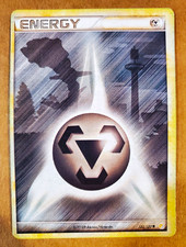 Vintage 2010 Pokémon HeartGold SoulSilver Metal Energy (Steelix Silhouette) picture